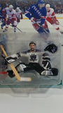 2000 - 2001 Hasbro Starting Lineup NHL Ice Hockey Player Goalie Stephane Fiset Los Angeles Kings 1995-96 Stanley Cup Champion Action Figure and Pacific Trading Card New in Package