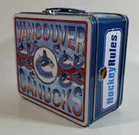 Vancouver Canucks NHL Ice Hockey Sports Team Metal Lunch Box Container