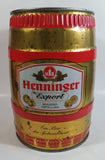 Vintage Henninger Brau Export German Beer 9 1/2" Tall 5L Steel Metal Party Keg