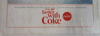 Vintage 1964 Coca-Cola "Better With Coke" Framed Magazine Print Ad Cola Soda Pop Beverage Collectible