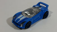 2014 Hot Wheels Speed Team Quick N' Sik Blue Die Cast Toy Car Vehicle