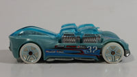 2012 Hot Wheels Thrill Racers Ice What-4-2 Light Metalflake Blue Die Cast Toy Race Car Vehicle