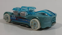 2012 Hot Wheels Thrill Racers Ice What-4-2 Light Metalflake Blue Die Cast Toy Race Car Vehicle