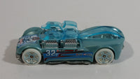 2012 Hot Wheels Thrill Racers Ice What-4-2 Light Metalflake Blue Die Cast Toy Race Car Vehicle