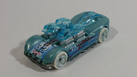 2012 Hot Wheels Thrill Racers Ice What-4-2 Light Metalflake Blue Die Cast Toy Race Car Vehicle