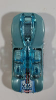 2012 Hot Wheels Thrill Racers Ice What-4-2 Light Metalflake Blue Die Cast Toy Race Car Vehicle