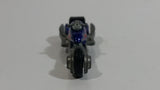 2007 Hot Wheels Truckin’ Transporters Hammer Sled Motorcycle Metalflake Blue Die Cast Toy Motorbike Vehicle