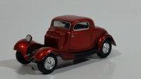 2005 Johnny Lightning Playing Mantis #567 Retro Rods '34 Ford Coupe Burnt Orange Die Cast Toy Car Hot Rod Vehicle