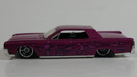 2009 Hot Wheels Rebel Rides '64 Continental Metalflake Dark Pink Die Cast Toy Car Vehicle