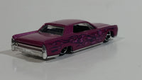 2009 Hot Wheels Rebel Rides '64 Continental Metalflake Dark Pink Die Cast Toy Car Vehicle