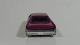 2009 Hot Wheels Rebel Rides '64 Continental Metalflake Dark Pink Die Cast Toy Car Vehicle