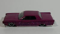 2009 Hot Wheels Rebel Rides '64 Continental Metalflake Dark Pink Die Cast Toy Car Vehicle