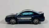 2014 Hot Wheels HW City Mustang 50th '99 Mustang Metalflake Dark Blue Die Cast Toy Car Vehicle