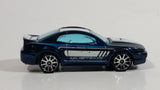 2014 Hot Wheels HW City Mustang 50th '99 Mustang Metalflake Dark Blue Die Cast Toy Car Vehicle