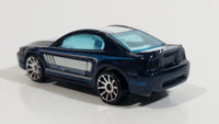 2014 Hot Wheels HW City Mustang 50th '99 Mustang Metalflake Dark Blue Die Cast Toy Car Vehicle