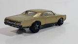 2007 Hot Wheels '67 Pontiac GTO Metalflake Light Gold Die Cast Toy Muscle Car Vehicle