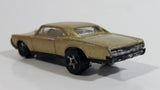 2007 Hot Wheels '67 Pontiac GTO Metalflake Light Gold Die Cast Toy Muscle Car Vehicle