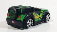 2012 Maisto Marvel FM Rover The Incredible Hulk Character Metallic Green and Black Die Cast Toy Car Vehicle