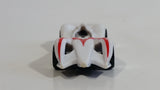 2008 Hot Wheels Track Set Exclusive Mach 6 Speed Racer White Plastic Toy Race Car Vehicle