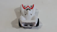 2008 Hot Wheels Track Set Exclusive Mach 6 Speed Racer White Plastic Toy Race Car Vehicle