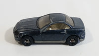 1999 Hot Wheels Mercedes SLK Metalflake Dark Blue Die Cast Toy Car Vehicle