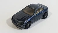 1999 Hot Wheels Mercedes SLK Metalflake Dark Blue Die Cast Toy Car Vehicle