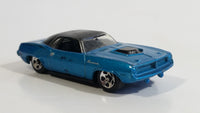 2006 Hot Wheels Mopar Madness '70 Plymouth Barracuda Hard Top Metalflake Blue Die Cast Toy Muscle Car Vehicle