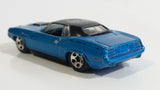 2006 Hot Wheels Mopar Madness '70 Plymouth Barracuda Hard Top Metalflake Blue Die Cast Toy Muscle Car Vehicle