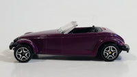 Motor Max Plymouth Prowler Dark Purple Plum 1/64 Scale Die Cast Toy Car Vehicle