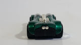 1999 Hot Wheels Double Cross Metalflake Dark Green Die Cast Toy Car Vehicle McDonald's Happy Meal 9/16