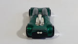 1999 Hot Wheels Double Cross Metalflake Dark Green Die Cast Toy Car Vehicle McDonald's Happy Meal 9/16