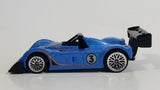 2007 Hot Wheels Mystery Cars Riley and Scott Mk III Metalflake Blue Die Cast Toy Race Car Vehicle