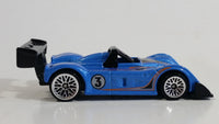 2007 Hot Wheels Mystery Cars Riley and Scott Mk III Metalflake Blue Die Cast Toy Race Car Vehicle