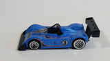 2007 Hot Wheels Mystery Cars Riley and Scott Mk III Metalflake Blue Die Cast Toy Race Car Vehicle