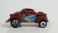 2009 Hot Wheels Racing Pass'n Gasser Flat Brown Die Cast Toy Race Car Vehicle