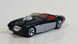 2000 Hot Wheels First Editions Austin Healey Black Convertible Die Cast Toy Car Vehicle - Silver Side Version