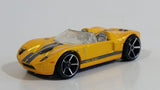 2007 Hot Wheels Ford GTX1 Yellow Die Cast Toy Car Vehicle