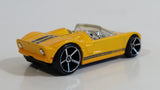 2007 Hot Wheels Ford GTX1 Yellow Die Cast Toy Car Vehicle