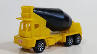 1995 Hot Wheels Oshkosh Cement Mixer Yellow & Black Die Cast Toy Truck Construction Vehicle