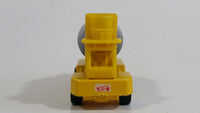 1995 Hot Wheels Oshkosh Cement Mixer Yellow & Black Die Cast Toy Truck Construction Vehicle