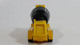 1995 Hot Wheels Oshkosh Cement Mixer Yellow & Black Die Cast Toy Truck Construction Vehicle