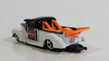 2001 Hot Wheels Harley Davidson Motor Cycles '40 Ford Truck White Black Die Cast Toy Car Vehicle