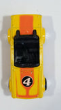 2011 Hot Wheels Track Stars Triumph TR6 Yellow #4 Die Cast Toy Race Car Vehicle