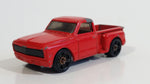 2002 Hot Wheels First Editions Custom '69 Chevy Pickup Truck Red Die Cast Toy Car Vehicle