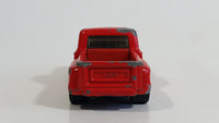 2002 Hot Wheels First Editions Custom '69 Chevy Pickup Truck Red Die Cast Toy Car Vehicle