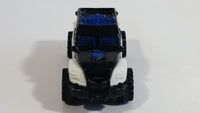 2013 Matchbox Heroic Rescue Road Raider Police Black and White Die Cast Toy Car Off-Road Emergency Vehicle