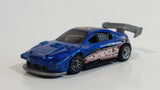 2002 Hot Wheels Pikes Peak Celica #5 Metalflake Blue Die Cast Toy Race Car Vehicle