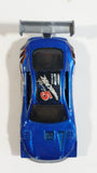 2002 Hot Wheels Pikes Peak Celica #5 Metalflake Blue Die Cast Toy Race Car Vehicle