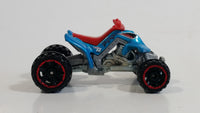 2013 Hot Wheels HW Stung Sand Stinger Metalflake Turquoise Die Cast ATV Toy Vehicle