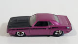 2009 Hot Wheels Muscle Mania '70 Plymouth AAR Cuda Metalflake Pink Die Cast Toy Muscle Car Vehicle